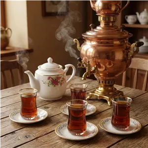 قوری استوانه بزرگ بیدگل چینی زرین