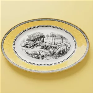 دیس بیضی ۴۲ ویلیج چینی زرین ایتالیا اف