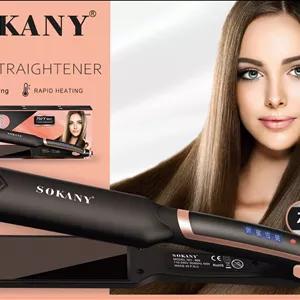 اتو مو سوکانی مدل SK-966 | اتو موی حرفه‌ای سرامیکی با تنظیم دما و گرمایش سریع