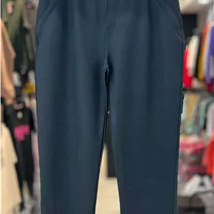 شلوار  اسلش  سایز بزرگ سورن گرم بالا جیب آمریکایی - سایز 40 تا 50 - رنگ مشکی - دورس ضخیم