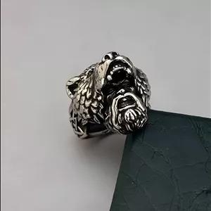 انگشتر وایکینگ مدل 2 جنس استیل رنگ ثابت با ضمانت بازگشت وجه