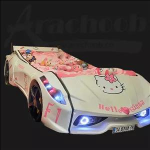 تخت خواب ماشینی دخترانه هلوکیتی