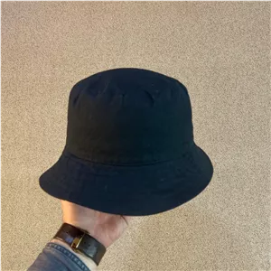کلاه باکت ساده مشکی استوک اورجینال-برندasos-استوک مارکباز
