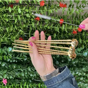 نی استیل طلایی