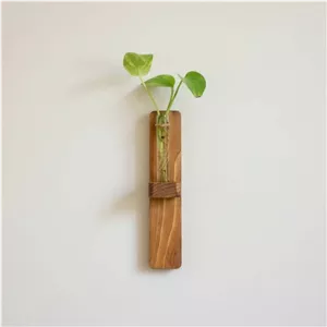 گلدان چوبی دیواری مدل چسب دار