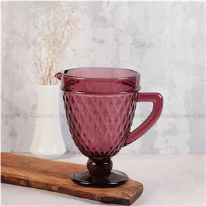 پارچ رنگی شیشه ای