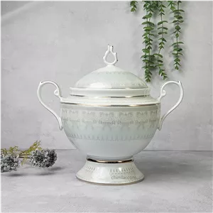 سوپ خوری درب دار طرح جوانه چینی لورین