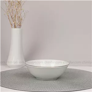 کاسه متوسط خورشت بست لب طلا چینی تقدیس