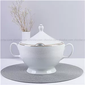 سوپ خوری درب دار طوس چینی طرح میلان 