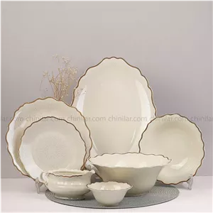 سرویس 6 نفره 29 پارچه چینی استخوانی ورت وول طرح ایکال