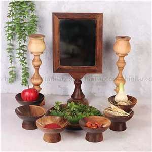 هفت سین 10 تیکه چوب گردو دستساز