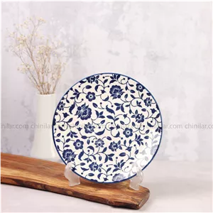 پیش دستی پروتی طرح گل آبی
