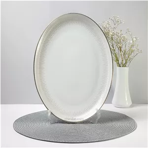 دیس طرح الیزابت سایز بزرگ چینی لورین سایز 14