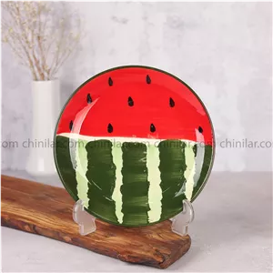 پیش دستی سرامیکی طرح هندوانه یلدایی