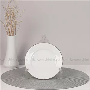 پیش دستی ۱۷ بست لب طلا چینی تقدیس