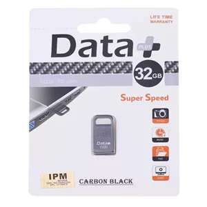 خرید‌ فلش Data Plus Carbon Black USB2.0 Flash Memory-32GB-مشکی (گارانتی مادام العمر IPM) ‌تاپ‌گارد
