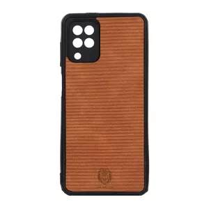 قاب Golden Lion شیاردار Samsung Galaxy A12 / M12 / F12 - کاراملی کد 1