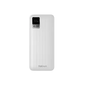 پاوربانک PD و فست شارژ Hatron 20000mAh مدل HPB2050 22.5W - سفید