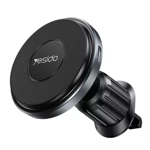 هولدر و شارژر وایرلس گوشی موبایل Yesido مدل C190 - مشکی (گارانتی 18 ماهه تعویض نیکان همراه)