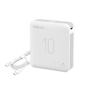 پاوربانک Hatron 22.5W 10000mAh مدل HPB1065ME - سفید - (گارانتی یک ساله هترون)
