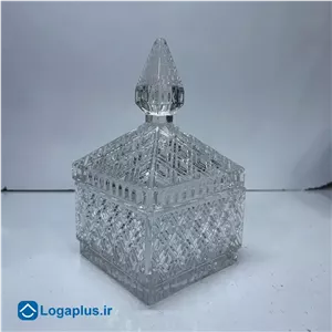 قندان بلور SIYO طرح کاج مدل 2-6388