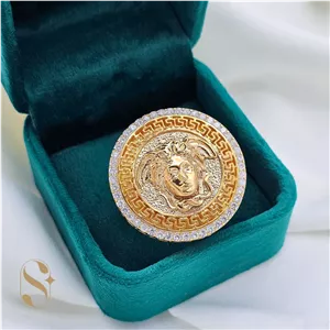 انگشتر نقره زنانه مدل ورساچه کد SilverSet-R657 