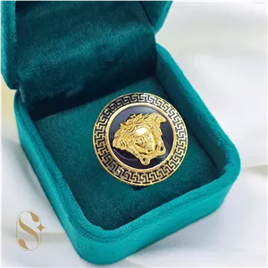 انگشتر نقره زنانه مدل ورساچه کد SilverSet-R658 