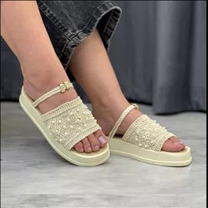 صندل دوحالته نگین دار زنانه 175