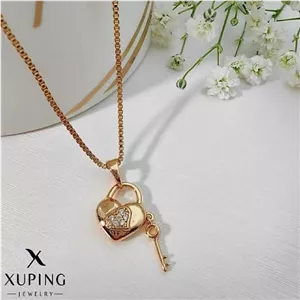 پلاک قلب و کلید بدلیجات ژوپینگ