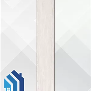 کاشی خاک‌سفید فخار 120x20 طرح پارکت کالکشن کلاسیکو سفید مات