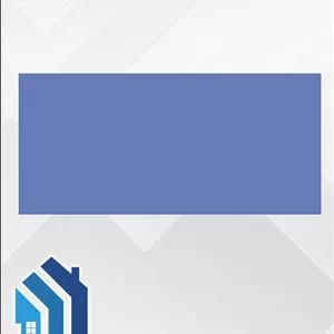 کاشی خاک‌سفید فخار 60x120 طرح مونوکالر طوسی آبی تیره مات