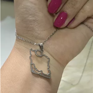 پلاک و زنجیر استیل ایران کد 8023