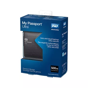 هارد اکسترنال وسترن دیجیتال مدل My Passport Ultra ظرفیت 500 گیگ