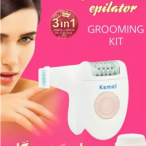اپیلاتور چندکاره کیمی مدل KM-3077 | اصلاح، پاکسازی و زیبایی در یک دستگاه