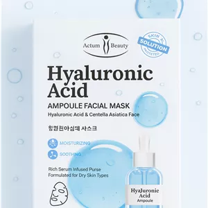 ماسک صورت آمپول اسید هیالورونیک Aichun Beauty – آبرسان و آرام‌بخش پوست (۵ عددی