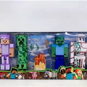 پک 4 عددی فیگور ماینکرفت همراه با اکسسوری🎮⛏️
