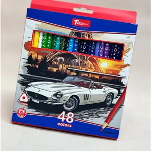 مداد رنگی 36 رنگ تیزو خارجی جعبه مقوایی