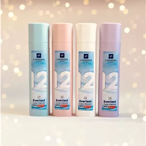 مداد رنگی 12 رنگ فشاری سی کلاس