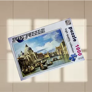 پازل 1000 قطعه برند fox طرح کانال ونیز