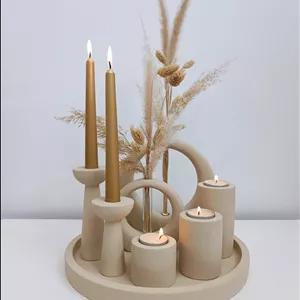 ست دکوری و تزئینی خانه ده تکه با شمع