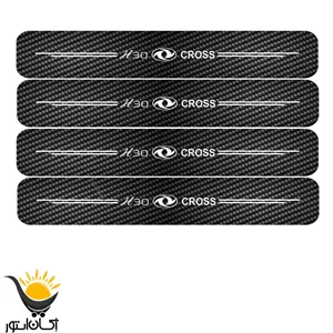 برچسب پارکابی خودرو اچ سی کراس طرح کربن تک لایه