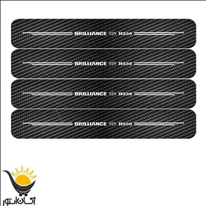 برچسب پارکابی خودرو برلیانس اچ 330طرح کربن تک لایه
