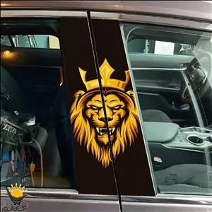 برچسب بدنه خودرو طرح کینگ مناسب ستون