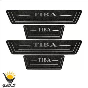 برچسب پارکابی خودرو تیبا طرح چرم