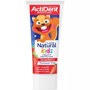 خمیردندان کودک اکتیدنت با طعم توت فرنگی