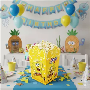 پاپکرن تم تولد باب اسفنجی