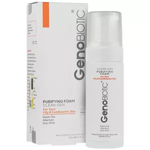 فوم شستشوی صورت پوست چرب و مختلط کلین ژن ژنوبایوتیک