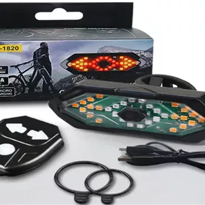 چراغ عقب شارژی راهنمادار 