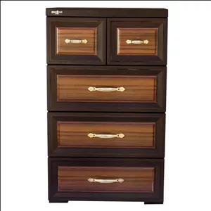 دراور پلاستیکی ۴ طبقه بزرگ ممتاز پلاستیک ۵ کشو در شش رنگ