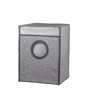 کاور لباسشویی هومتکس رنگ طوسی هندسی